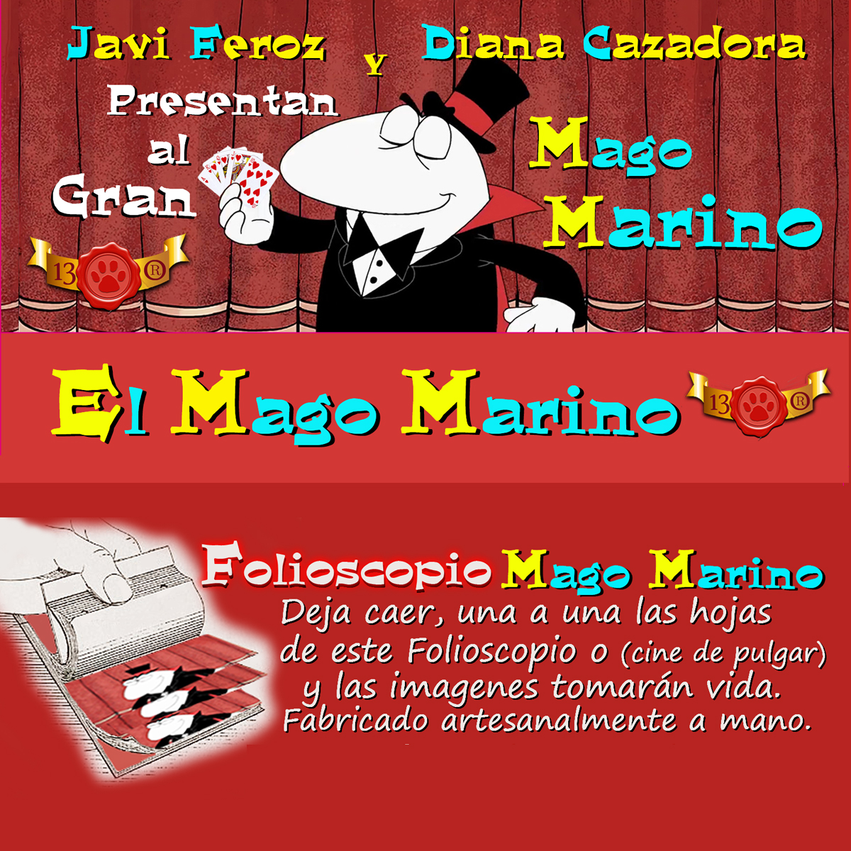 El Mago Marino-Cine de Pulgar-Flip Book