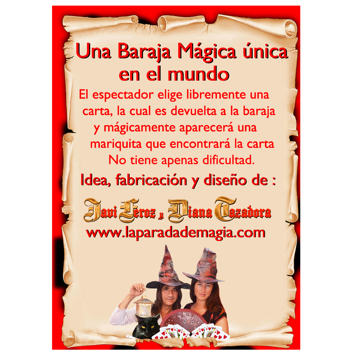 Baraja La Mariquita Paquita de Javi Feroz y Diana Cazadora + Video clase Gratuita - Imagen 2