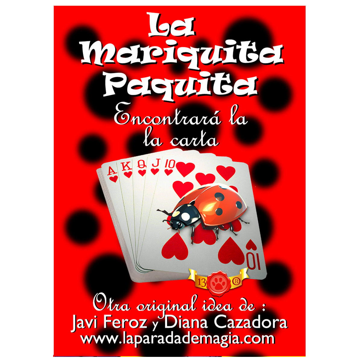 Baraja La Mariquita Paquita de Javi Feroz y Diana Cazadora + Video clase Gratuita